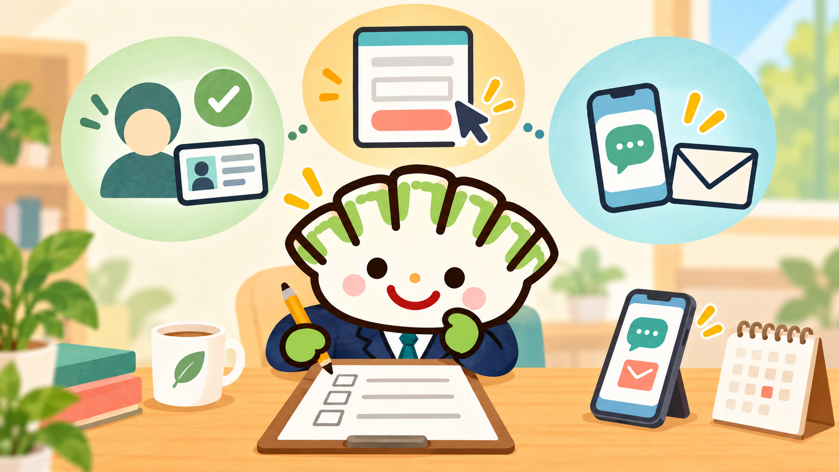 期間工へ応募する前に条件を確認するイメージ